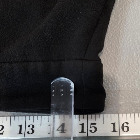 Madewell Womens 6 Black The Rosedale High Rise Straight Pants in Crepe - Picture 8 of 15